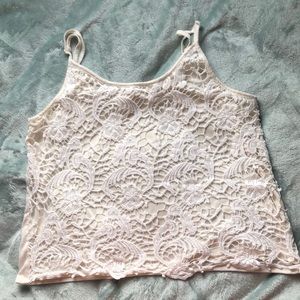 Lace tank top